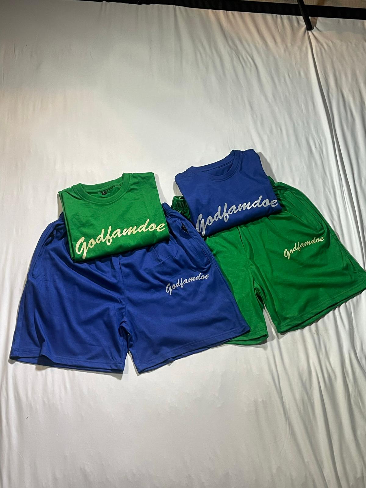 GodFamDoe Shorts Set