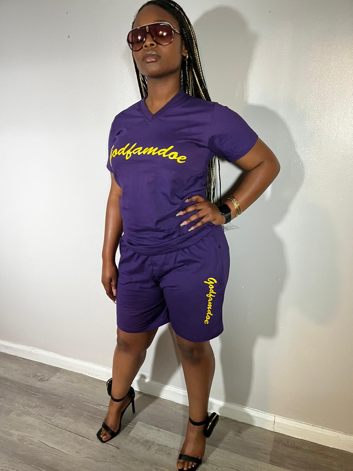GodFamDoe Shorts Set